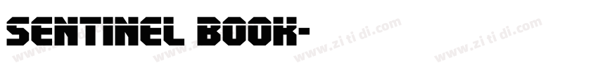 Sentinel book字体转换